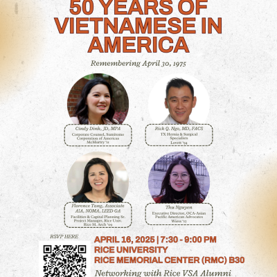 Rice VSA, 50 years of Vietnamese America